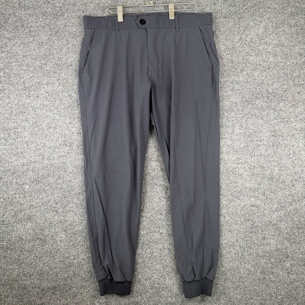 Greyson Montauk Jogger Mens 33 Gray Golf Pants Performance Activewear Stretch